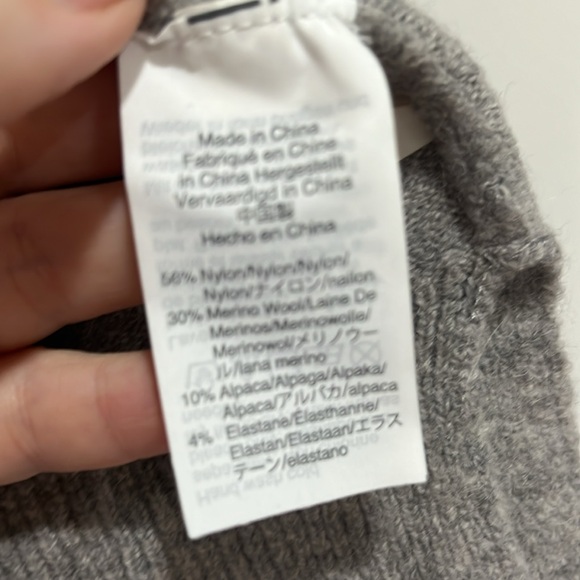 Madewell Pink and Gray Cardigan Sweater - Picture 5 of 7